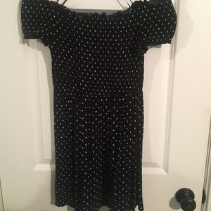 POLKA DOT MINI DRESS